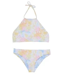 Billabong Kids On A Rainbow Rev High Neck Two-Piece Swim Set (Little Kids/Big Kids)