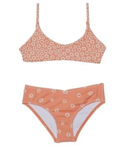 Billabong Kids Fallin For Her Reversible Triplet Set (Little Kids/Big Kids)