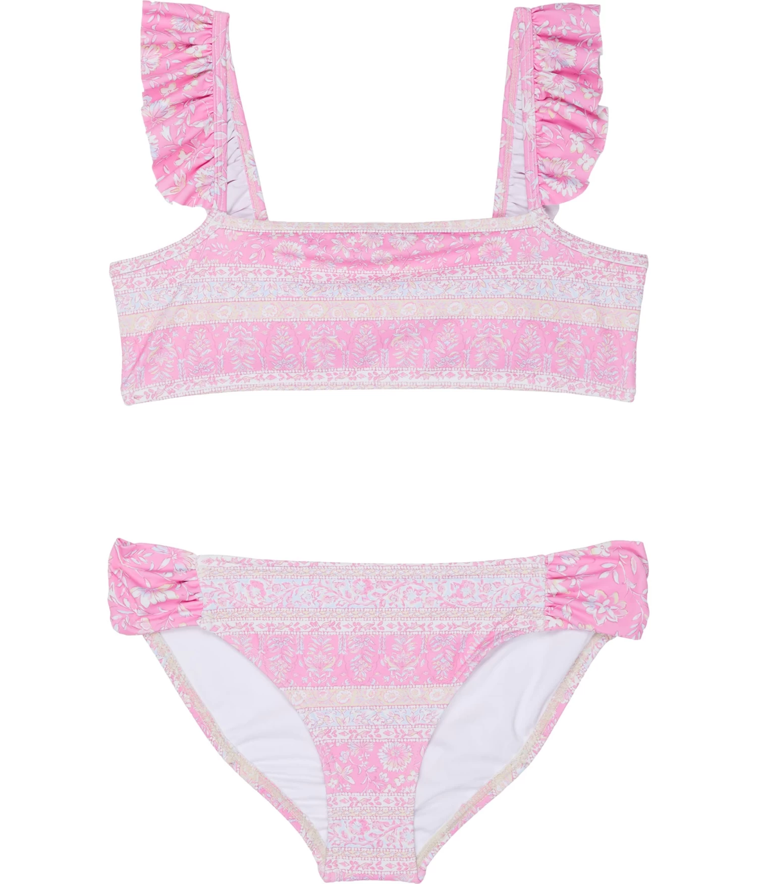 Billabong Kids Day Dreamer Ruffle Top Two-Piece Swim Set (Little Kids/Big Kids) 1 Billabong Kids Day Dreamer Ruffle Top Two-Piece Swim Set (Little Kids/Big Kids)