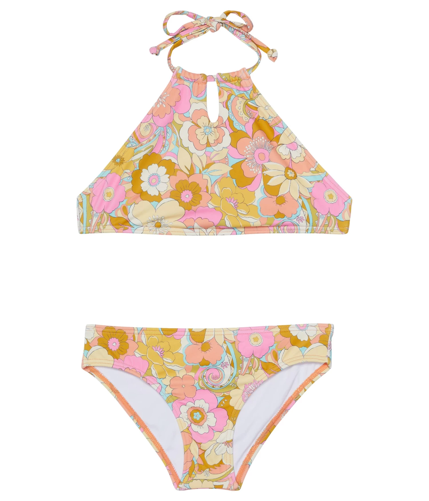 Billabong Kids Aint She A Beaut High Neck Set (Little Kids/Big Kids) 1 Billabong Kids Aint She A Beaut High Neck Set (Little Kids/Big Kids)