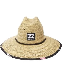 Billabong Men's Classic Printed Straw Lifeguard Hat