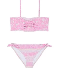 Billabong Kids Day Dreamer Knot Bandeau Two-Piece Swim Set (Little Kids/Big Kids)