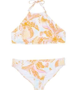 Billabong Kids Tropical Punch High Neck Two-Piece Swim Set (Little Kids/Big Kids)