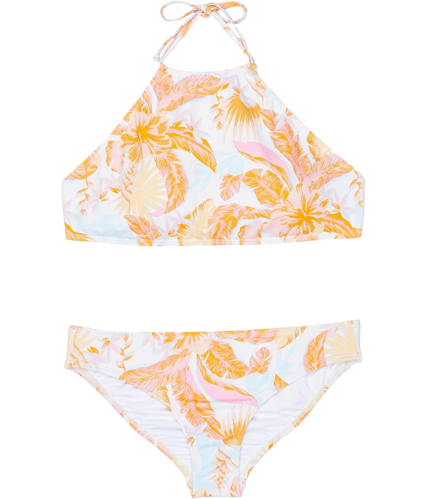 Billabong Kids Tropical Punch High Neck Two-Piece Swim Set (Little Kids/Big Kids) 1 Billabong Kids Tropical Punch High Neck Two-Piece Swim Set (Little Kids/Big Kids)