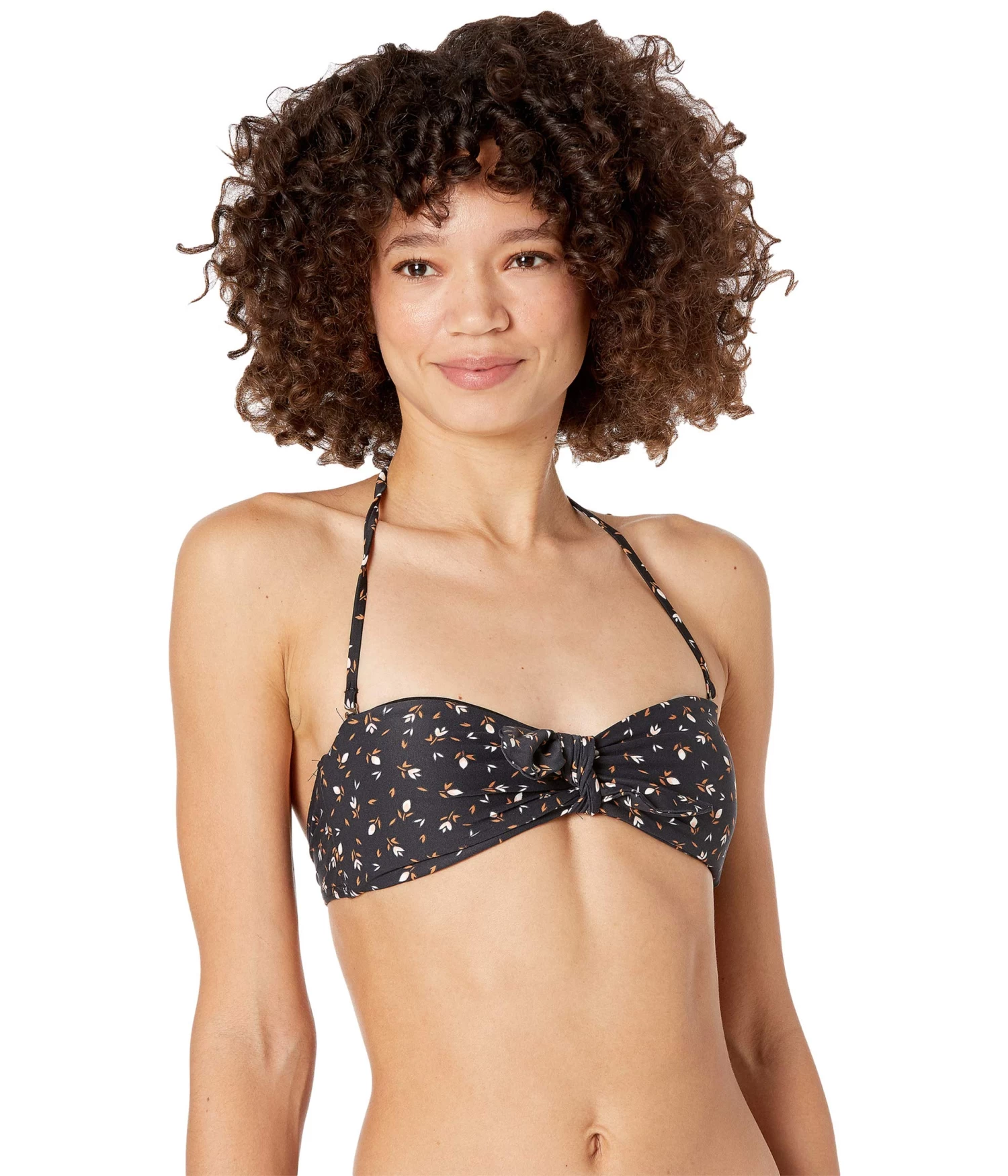 Billabong Tropic Moon Tie Front Bandeau Top 4 Billabong Tropic Moon Tie Front Bandeau Top - Image 4