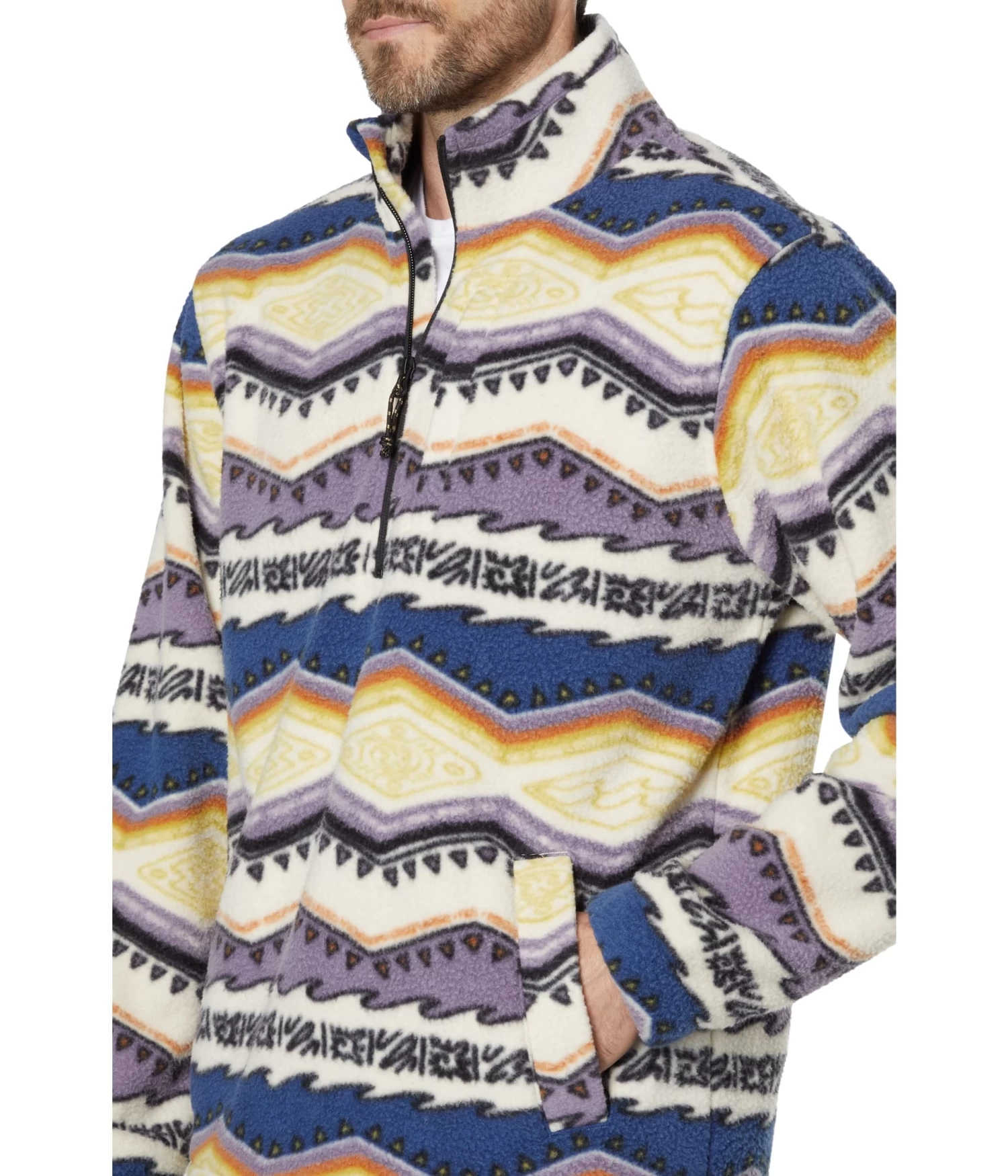 Billabong Boundary Mock Neck Fleece 3 Billabong Boundary Mock Neck Fleece - Image 3